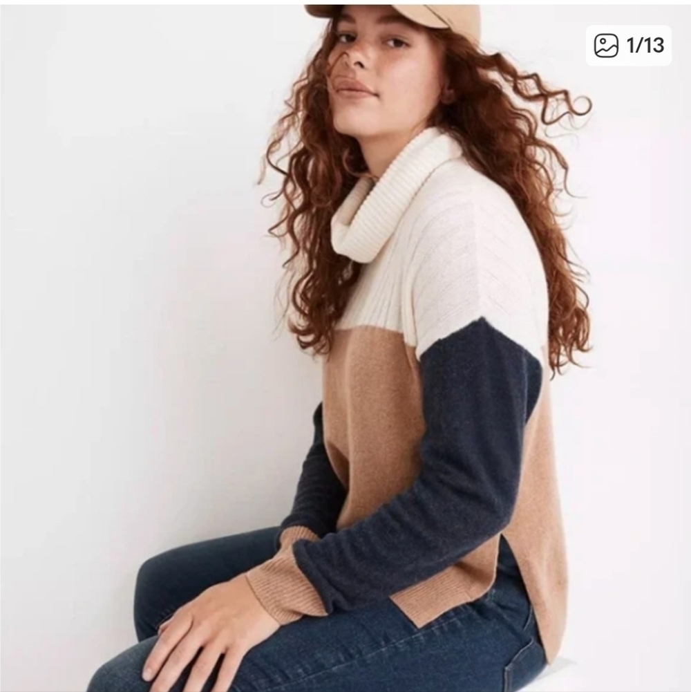 Madewell Hickory Turtleneck Sweater